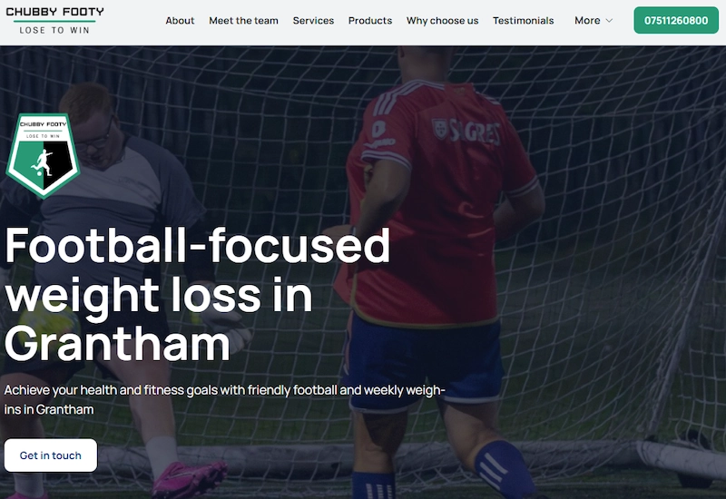 Chubby Footy website