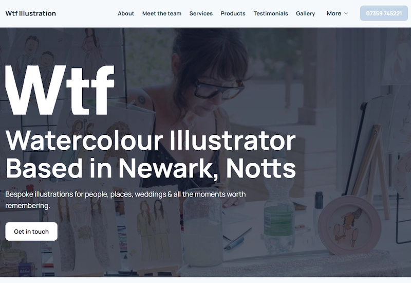 WTF Illustration website