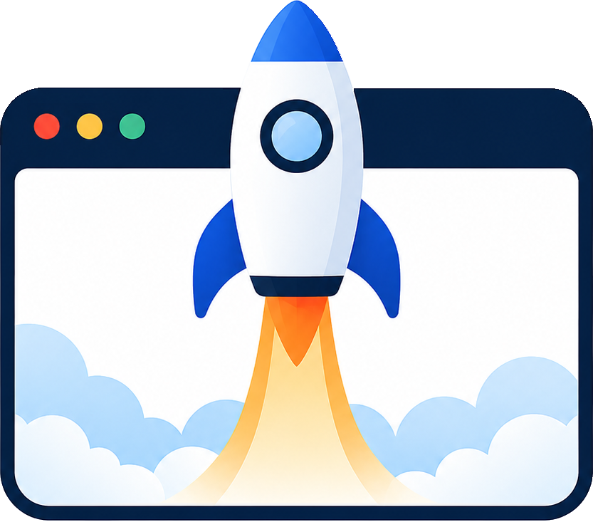 Startup Websites rocket logo